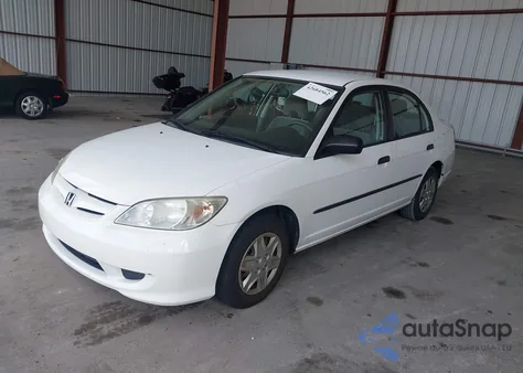 2004 Honda Civic Vp из США, поврежденный, VIN 2HGES16394H533460